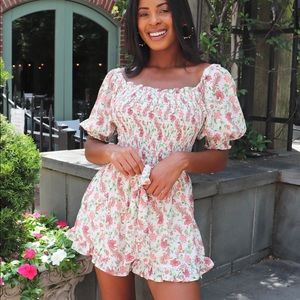 NWT Blu Spero Garden Party Romper M